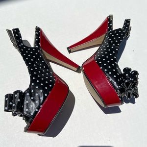 Madden Girl Polka Dot Stiletto Pumps